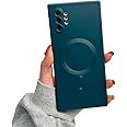 Doowear Galaxy Note 10+Plus Case Magnetic [Support Magsafe Charger] Wireless Anti-Scratch Shockproof Full Camera Protection Slim Silicon Phone Cover Case for Samsung Galaxy Note 10 Plus 6.8"-Green
