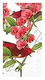 Caskata Studio 16-Count 3-Ply Paper Guest Towel Napkins, Purple Finch