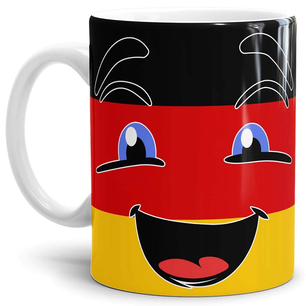 Kaffeetasse mit beweglichem Fußball - Fußballtasse Geschenkidee für Fußballfans