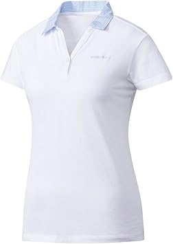 Amazon Co Jp Adidas アディダス Hm スキッパーポロシャツ Neo レディース スポーツミックス ホワイト Dkk14 Bs0907 Ot スポーツ アウトドア