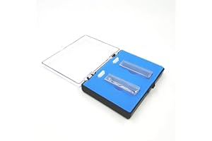 DONLAB AFI-0040 Glass 40mm Optical Path Quartz Glass Cuvette UV Spectrophotometer Cuvettes Cell Spectrometer 2 Pcs/Box