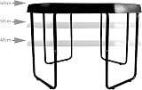 Easy Shopping Black Mixing Tray with Stand 100cm Large Plastic Toy Tray view 3