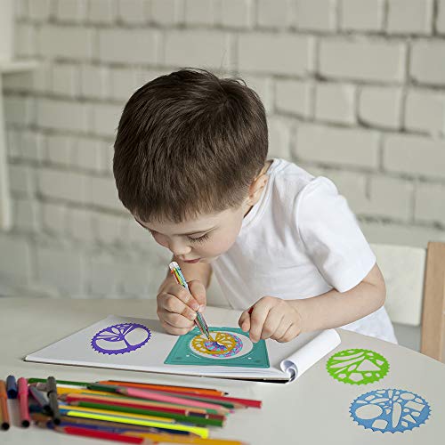 ArtCreativity Spiral Drawing Art Set for Kids 7 Piece Kit Includes