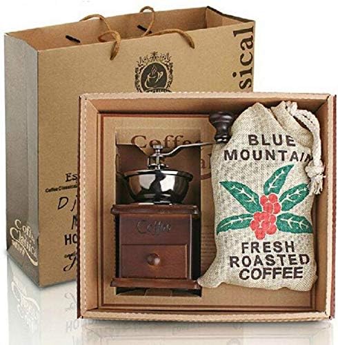 YIMING Hand-Cranked Grinder Mechanism Bean Machine Blue Mountain Coffee Bean Gift Set Birthday Gift