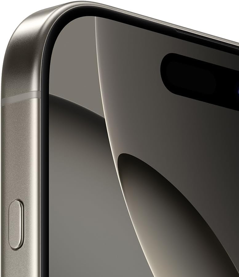 Apple iPhone 16 Pro Max, US Version, 256GB, Natural Titanium - Unlocked (Renewed)