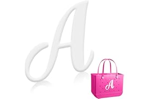 ZEOXUER Letter Charms for Bogg Bag, Decorative Bogg Bag Letter Charms, Alphabet Lettering Accessories, Bogg Bag Charms Insert Alphabet Lettering, Alphabet 3D Letters for Personalizing Handbag DIY