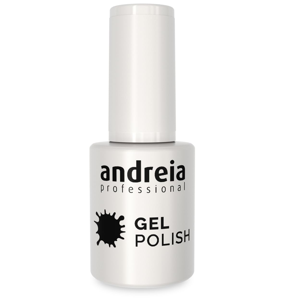 Andreia Semi-Permanent Nail Gel Polish for UV/LED Lamp - Intense Shine and 4 weeks Lasting Manicure Nail Gel Varnish - Colour 218 White - Shades of Clear 10.5 ml