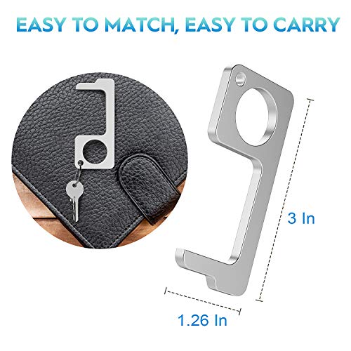 Seahouse Handheld Non-Contact Door Opener Stylus Keychain Tool Fashion