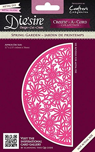 Crafter's Companion Die'sire Create-A-Card Cut And Emboss Dies-Spring Garden