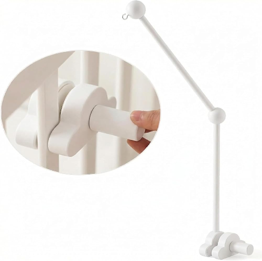 Promise Babe Cloud Wooden Baby Mobile Holder Arm for Cot Bed Nursery