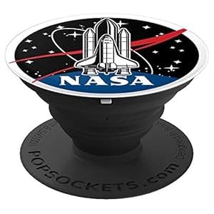 Amazon.com: NASA Shuttle Launch With Logo and Stars - PopSockets Grip ...