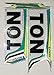 SS TON Vision Elite Limited Edition Cricket Bat Bat Sticker (Blue, Yellow)