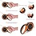 Pawbonds Retractable Dog Leash for Small Medium Breed Dogs up to 50lbs - Best for Walking, Running, Sport, Tangle Free.16ft Long Automatic Extendable Pet Lead - Black Orange