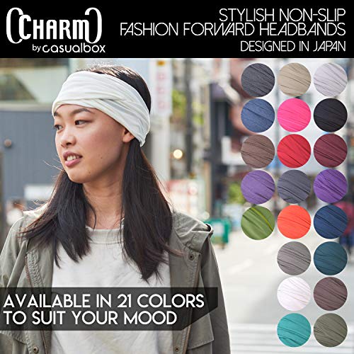 Casualbox Mens Womens Elastic Bandana Headband Japanese Long Hair
