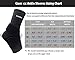 gonicc Professional Foot Sleeve Pair(2 Pcs) with Compression Wrap Support(Small, Black), Breathable, Stabiling Ligaments, Prevent Re-injury, Ankle Brace, Volleyball Protective Gear Ankle Guards