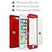iPhone 7 Plus Case,Rebex & Ipaky All-Around Protective Case [ [Anti-Scratch] Dual Layer Hard Cover with Tempered Glass Screen Protector for iPhone 7 Plus (Red)