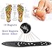 STRATOMAX Memory Foam Magnetic Massage Insoles, Acupressure Foot Therapy Pain Relief Unisex Shoe Insoles Washable and Cutable 1 Pair