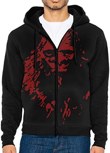 Bigfoot Outlaws Mens Novelty Hoodies Zipper Pockets Jacket Sweatshirt