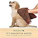My Doggy Place Pet Drying Towel - Super Absorbent Microfiber with Hand Pockets - Bathing Essential for Dogs - Quick-Dry Shammy - Machine Wash & Dryer Friendly - Charcoal - 30 x 12.5 in