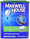 Maxwell House Original Roast Ground Coffee, Decaffeinated Filter Packs, 4 Count, 21.2 Ounce