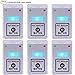 6PCS Pest Control, Koocat Ultrasonic Pest Repeller Repellent for Rodents, Rats, Mice, Squirrels, Insects, Bugs, Spiders, Cockroaches, Flies, Ants, Non-toxic, Environment-friendly, Kids & Pets safe