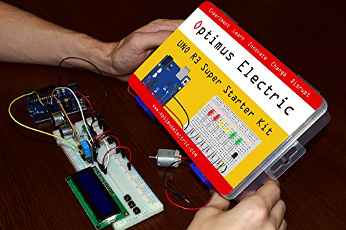 Optimus Electric UNO R3 Super Starter Kit - Complete UNO R3 Kit for Arduino Programming and Development - Includes a Development Board Compatible with Arduino UNO R3 - A Beginner's Inventor Kit - Thumbnail 6
