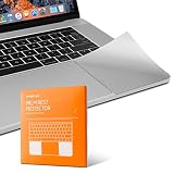 UPPERCASE Premium Palm Rest Protector Skin Cover Set for MacBook Pro Released in 2016 2017 2018 (MacBook Pro 15", Silver)