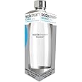 SodaStream 1L Slim Metal Carbonating Bottle, Single