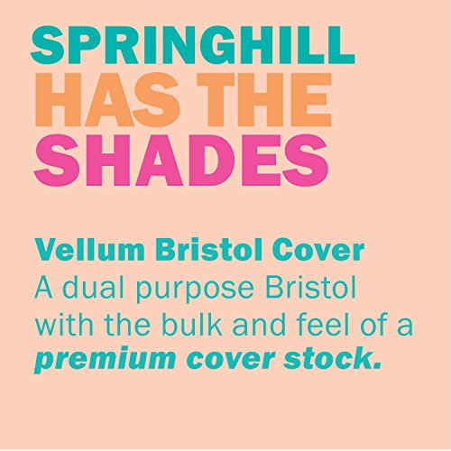 Springhill Colored Paper, Cardstock Paper, Peach Paper, 67lb, 147gsm, 8.5 x 11, 1 Reams / 250 Sheets - Vellum Card Stock, Thick Paper (058000R) - Thumbnail 5