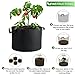 Yosoo Aeration Planting Pot, 7Gallon/10Gallon Round Planting Grow Bags Aeration Fabric Pots with Handles Garden Potato Vegetable Flower Root Container Bonsai Pot (5Pack-10GAL)thumb 3