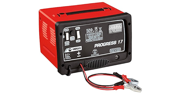 HELVI 99000068 Cargador Pilas Progress 17 12/24 V 230 V ...