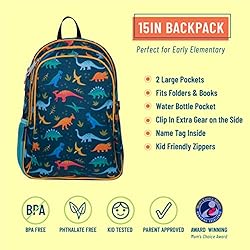 Wildkin 15 Inch Kids Backpack for Boys
