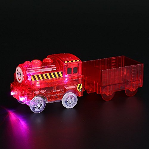 ONTOPON Magic Track Accessory with car Toy- Tunnel with Red Train Set - Thumbnail 6