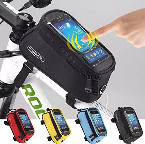 Coollooda Cycling Bike Bicycle Frame Pannier Front Tube Pouch Bag Mobile Phone Holder