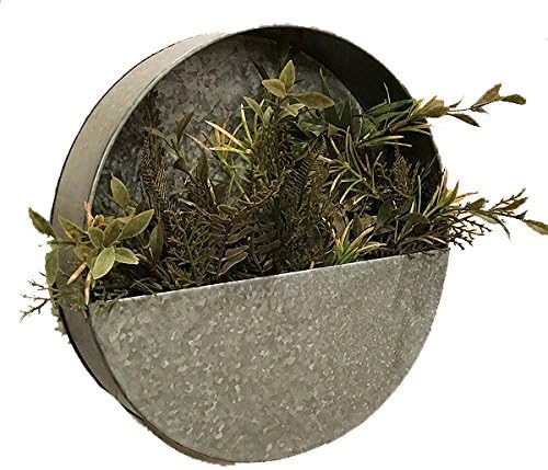 Pine Creek 12 x 12 x 2.5" Round Wall Planter