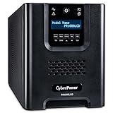 CyberPower PR1000LCD Smart App Sinewave UPS System, 1000VA/700W, 8 Outlets, AVR, Mini-Tower
