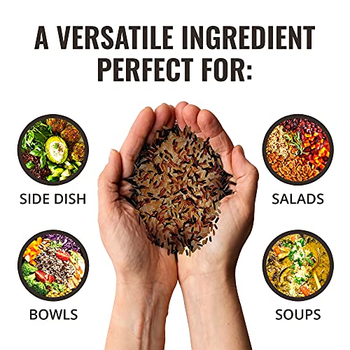 Floating Leaf Wild Rice Blend, Vegan Rice with Nutty Aroma, Flavorful