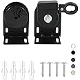Lihopefe Cordless Bracket, Sunshade Replacement Accessory, Suitable for Coolaroo External Roller Blinds and Cordless Roller Blinds,Universal for Outdoor/Indoor sunshades. (Black)