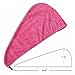 DEARYHOME 1 Pack Microfiber Hair Drying Towel Ultra Absorbent Soft Hair Turban Wrap for Curly & Long Hair, Blue