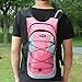 Hydration Backpack, Bukm UltraLight 2L Hydration Pack with Water Bladder Camping Hunting Running Hiking Cycling Walking Climbing Skiing Bag Daypack for Men Women Kids (Pink)
