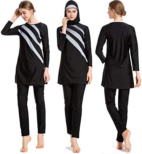 S-6XL Plus Size Burkini Women Muslim Swimwear Beach Bathing Suit Muslimah Islamic Swimsuit Sports Swim Surf Wear