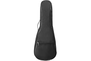 Ylucky Oxford 23 Inch Padded Acoustic Guitar Backpack Water-Resistant Thick Gig Bag Soft Cover Black Electric Guitar Gear Bag Kids Guitar Travel Case Dual Adjustable Shoulder Strap Bag with Zipper