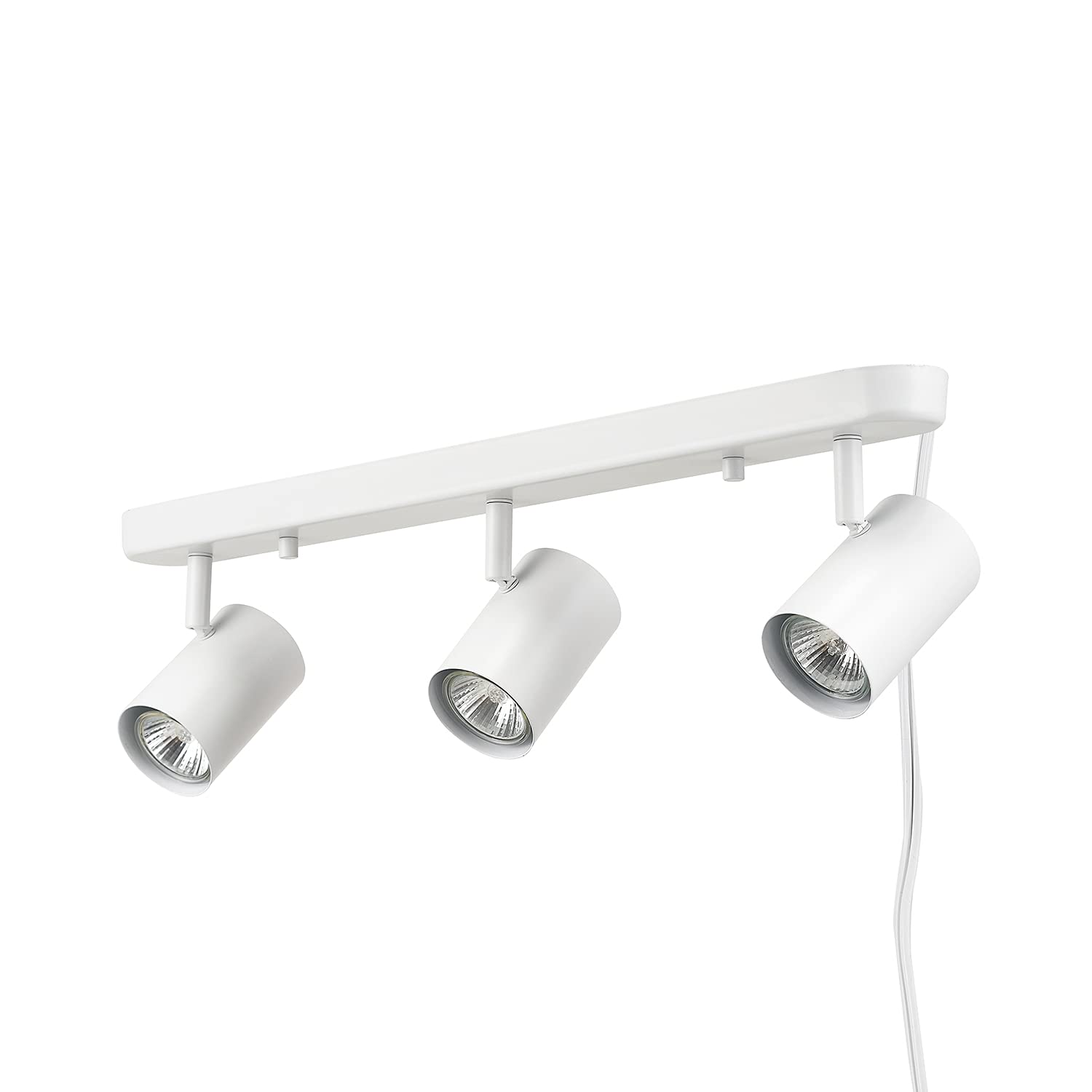 GLOBE Electric 60024 3-Light Plug-in Track