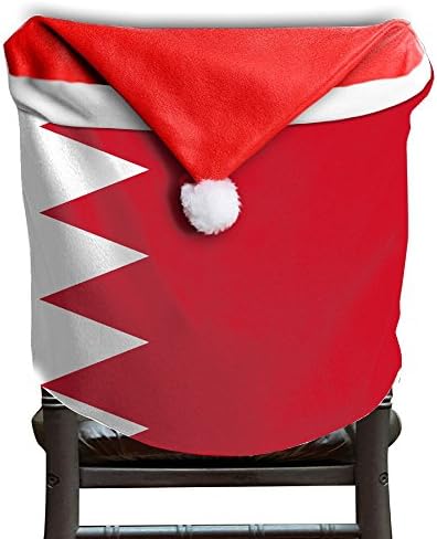 Flag Of Bahrain Christmas Chair Back Cover Dining Chair Slipcovers Party Decor For Xmas Decorations