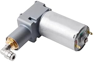 AugustknowU 24V Seat Air Compressor with 2-Wire Power Input and 4mm Quick Release Air Line Connection, Aluminum Alloy Constru