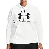 Under Armour Women's UA Rival Fleece Sportstyle Graphic Hoodie Pullover Big And Tall 1353781 (White, 3X)