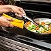 Premium Silicone Pot Holders for Kitchen - Easy to Clean Trivets for Hot Pots and Pans - This Kitchen Tool Works Well as Silicone Trivet, Hot Pads for Oven, Potholders (7x7 in, Yellow, 1 Pair)
