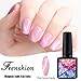 Frenshion Magnetic Cat Eye Jade Gel Polish 3D Gel Nail Polish Soak Off UV LED Pink Cotton Candy 10ml