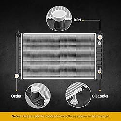 DWVO Radiator Compatible with 2007-2018 Altima 2.5L