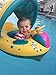 UClever Baby Swimming Pool Float Inflatable Seat Boat with Canopy